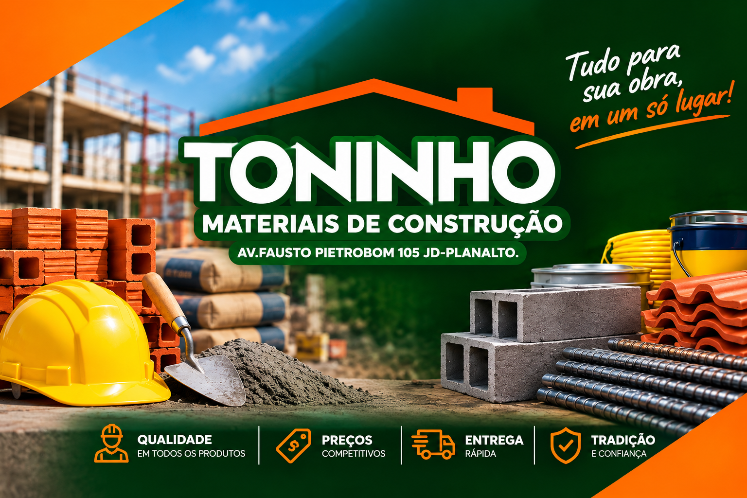 Banner Principal Toninho Materiais Mobile